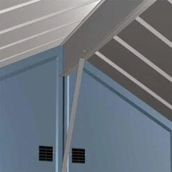Arrow Select Steel Storage Shed, Peak, Blue Grey -ShelterLogic || Arrow Shop scgbg detail image 02 4