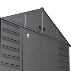 Arrow Select Steel Storage Shed, 10x12, Charcoal 18 Arrow Select Steel Storage Shed, 10x12, Charcoal -ShelterLogic || Arrow Shop scgcc detail image 01