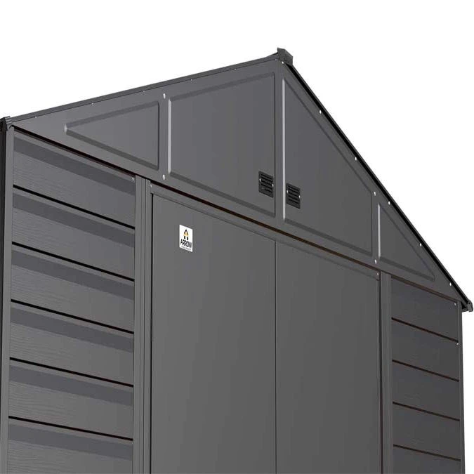 Arrow Select Steel Storage Shed, 10x12, Charcoal 8 Arrow Select Steel Storage Shed, 10x12, Charcoal - Image 8