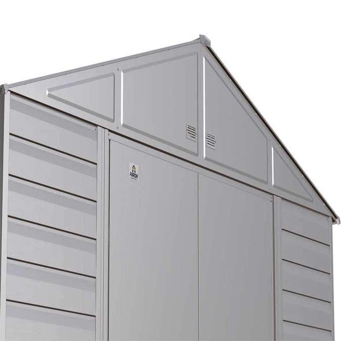 Arrow Select Steel Storage Shed, 10x12, Flute Grey 9 Arrow Select Steel Storage Shed, 10x12, Flute Grey - Image 9