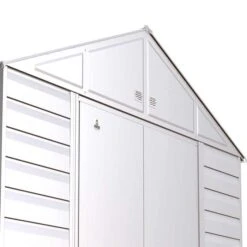 Arrow Select Steel Storage Shed, 8x6, Flute Grey 23 Arrow Select Steel Storage Shed, 8x6, Flute Grey -ShelterLogic || Arrow Shop scgfg detail image 01 1