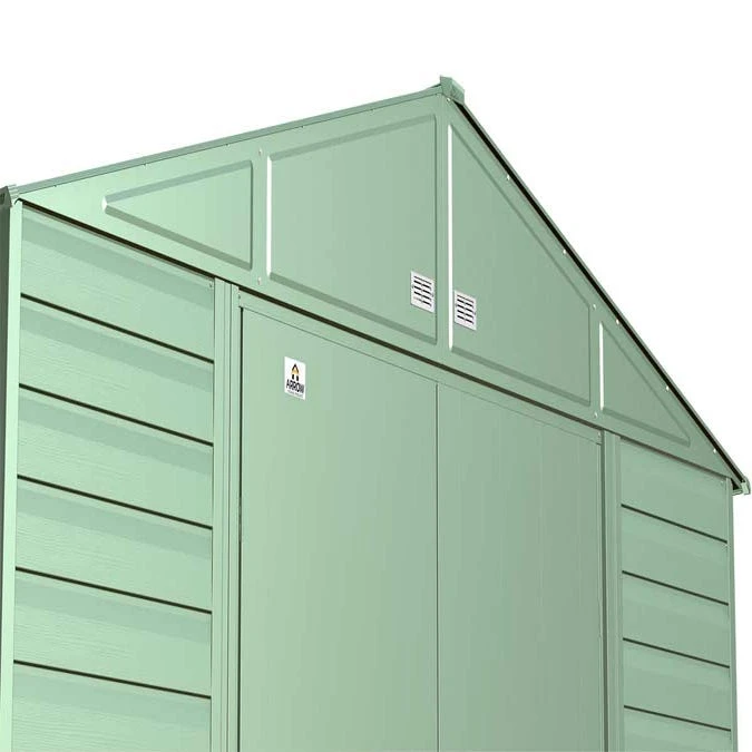 Arrow Select Steel Storage Shed, 8x6, Sage Green 8 Arrow Select Steel Storage Shed, 8x6, Sage Green - Image 8