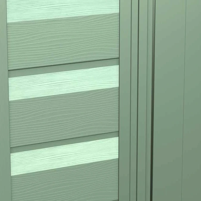 Arrow Select Steel Storage Shed, Peak, Sage Green 12 Arrow Select Steel Storage Shed, Peak, Sage Green - Image 12