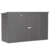 Arrow Select Steel Storage Shed, 10x4, Charcoal