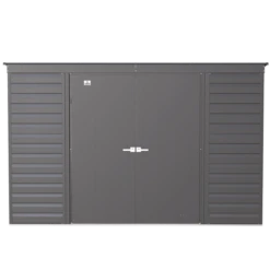 Arrow Select Steel Storage Shed, 10x4, Charcoal 16 Arrow Select Steel Storage Shed, 10x4, Charcoal -ShelterLogic || Arrow Shop scp104cc silo image 02