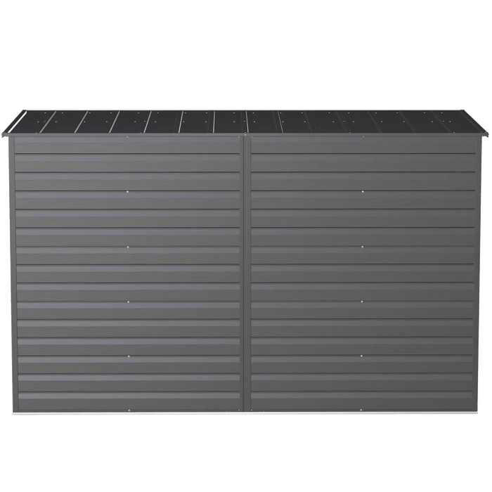 Arrow Select Steel Storage Shed, 10x4, Charcoal 7 Arrow Select Steel Storage Shed, 10x4, Charcoal - Image 7