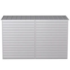 Arrow Select Steel Storage Shed, 10x4, Flute Grey -ShelterLogic || Arrow Shop scp104fg silo image 05