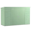 Arrow Select Steel Storage Shed, 10x4, Sage Green