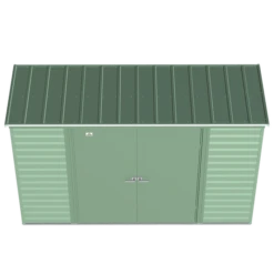 Arrow Select Steel Storage Shed, 10x4, Sage Green -ShelterLogic || Arrow Shop scp104sg silo image 03