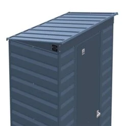 Arrow Select Steel Storage Shed, 8x8, Blue Grey -ShelterLogic || Arrow Shop scp64bg detail image 01