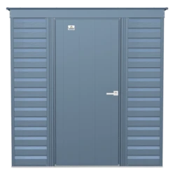 Arrow Select Steel Storage Shed, 6x4, Blue Grey -ShelterLogic || Arrow Shop scp64bg silo image 02 1