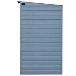 Arrow Select Steel Storage Shed, 8x8, Blue Grey -ShelterLogic || Arrow Shop scp64bg silo image 04