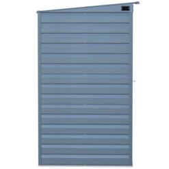 Arrow Select Steel Storage Shed, 6x4, Blue Grey -ShelterLogic || Arrow Shop scp64bg silo image 07 1