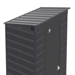 Arrow Select Steel Storage Shed, 6x4, Charcoal -ShelterLogic || Arrow Shop scp64cc detail image 01