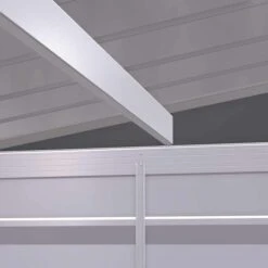 Arrow Select Steel Storage Shed, 6x4, Charcoal -ShelterLogic || Arrow Shop scp64cc scp84cc scp104cc detail 01 1