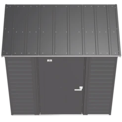 Arrow Select Steel Storage Shed, 6x4, Charcoal -ShelterLogic || Arrow Shop scp64cc silo image 03