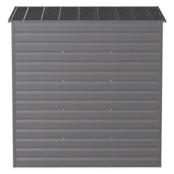 Arrow Select Steel Storage Shed, 6x4, Charcoal -ShelterLogic || Arrow Shop scp64cc silo image 05