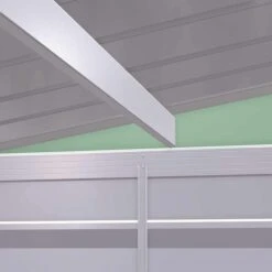 Arrow Select Steel Storage Shed, 10x4, Sage Green -ShelterLogic || Arrow Shop scp64sg scp84sg scp104sg detail 01