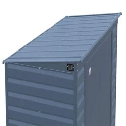 Arrow Select Steel Storage Shed, Pent, Blue Grey -ShelterLogic || Arrow Shop scp84bg scp104bg detail image 01 1