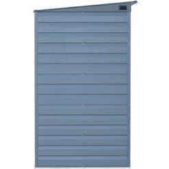 Arrow Select Steel Storage Shed, Pent, Blue Grey -ShelterLogic || Arrow Shop scp84bg silo image 07 1