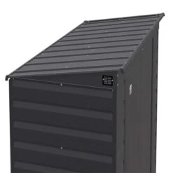 Arrow Select Steel Storage Shed, 10x4, Charcoal 24 Arrow Select Steel Storage Shed, 10x4, Charcoal -ShelterLogic || Arrow Shop scp84cc scp104cc detail image 01