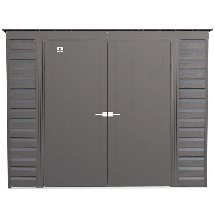 Arrow Select Steel Storage Shed, 8x4, Charcoal 2 Arrow Select Steel Storage Shed, 8x4, Charcoal - Image 2