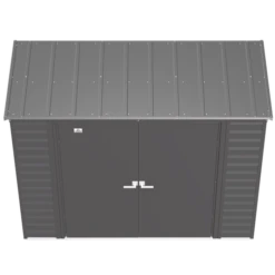 Arrow Select Steel Storage Shed, 8x4, Charcoal 9 Arrow Select Steel Storage Shed, 8x4, Charcoal -ShelterLogic || Arrow Shop scp84cc silo image 03