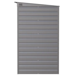 Arrow Select Steel Storage Shed, Pent, Charcoal 16 Arrow Select Steel Storage Shed, Pent, Charcoal -ShelterLogic || Arrow Shop scp84cc silo image 04 1
