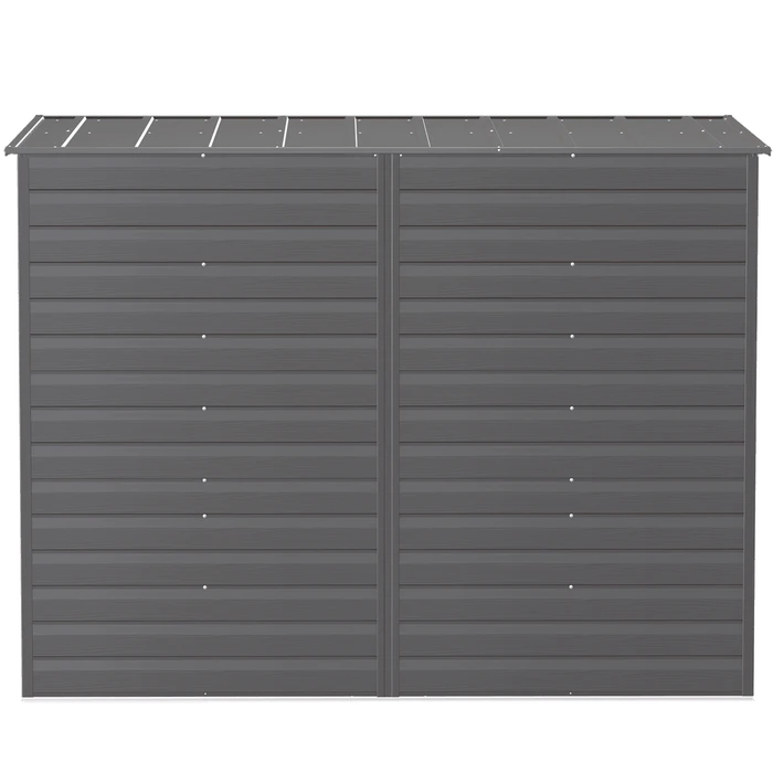 Arrow Select Steel Storage Shed, 8x4, Charcoal 5 Arrow Select Steel Storage Shed, 8x4, Charcoal - Image 5
