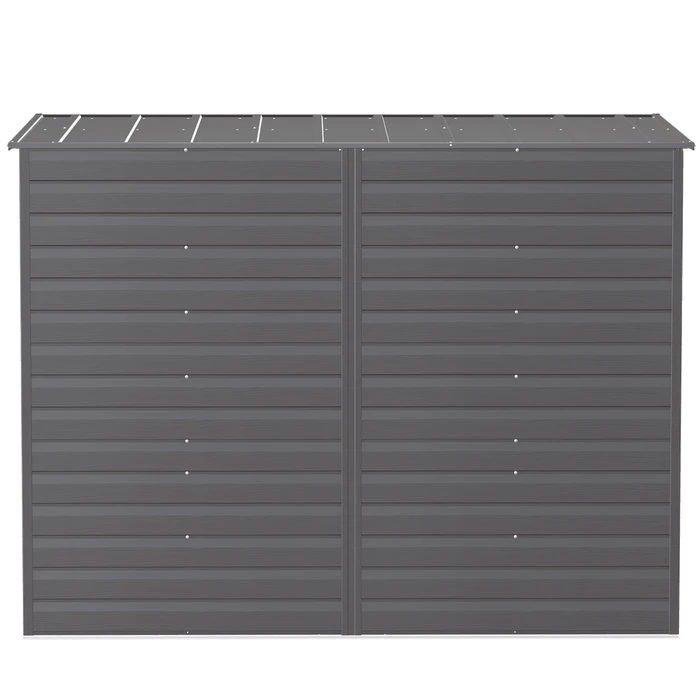 Arrow Select Steel Storage Shed, Pent, Charcoal 6 Arrow Select Steel Storage Shed, Pent, Charcoal - Image 6