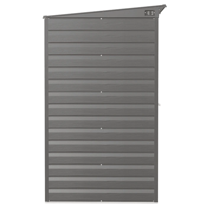 Arrow Select Steel Storage Shed, 8x4, Charcoal 7 Arrow Select Steel Storage Shed, 8x4, Charcoal - Image 7