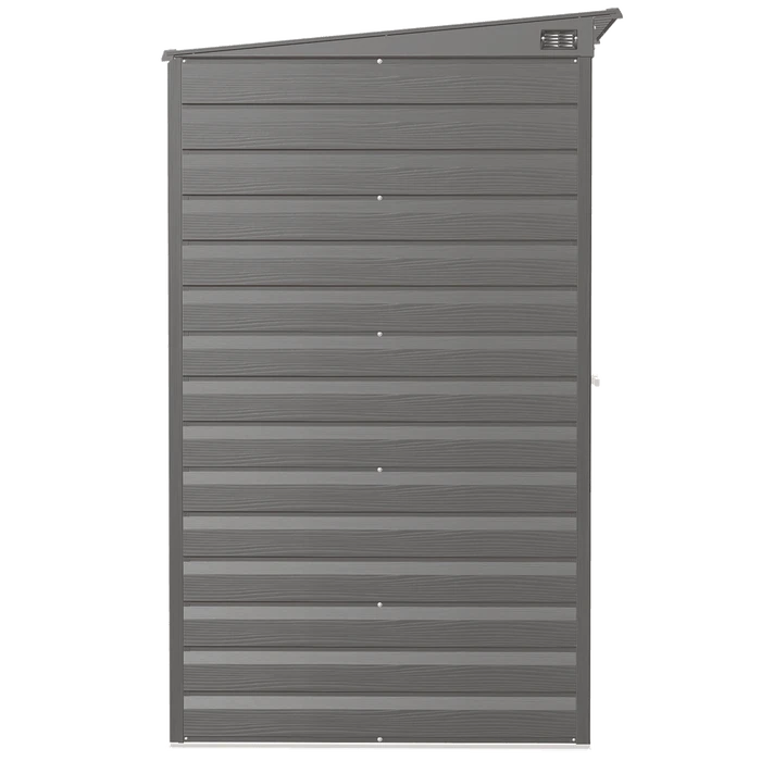 Arrow Select Steel Storage Shed, Pent, Charcoal 8 Arrow Select Steel Storage Shed, Pent, Charcoal - Image 8