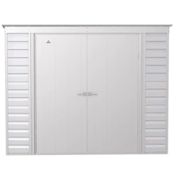 Arrow Select Steel Storage Shed, Pent, Flute Grey 14 Arrow Select Steel Storage Shed, Pent, Flute Grey -ShelterLogic || Arrow Shop scp84fg silo image 02 1