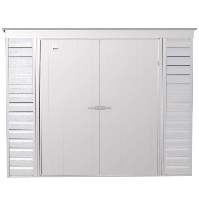 Arrow Select Steel Storage Shed, Pent, Flute Grey 3 Arrow Select Steel Storage Shed, Pent, Flute Grey - Image 3