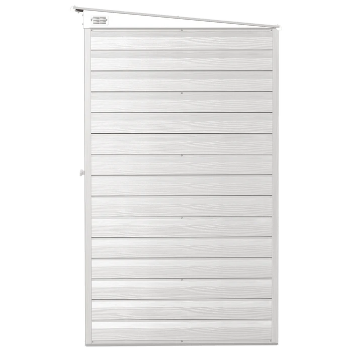 Arrow Select Steel Storage Shed, 8x4, Flute Grey 4 Arrow Select Steel Storage Shed, 8x4, Flute Grey - Image 4