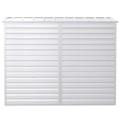 Arrow Select Steel Storage Shed, 8x4, Flute Grey 11 Arrow Select Steel Storage Shed, 8x4, Flute Grey -ShelterLogic || Arrow Shop scp84fg silo image 05