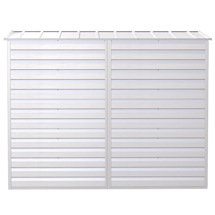 Arrow Select Steel Storage Shed, 8x4, Flute Grey 5 Arrow Select Steel Storage Shed, 8x4, Flute Grey - Image 5