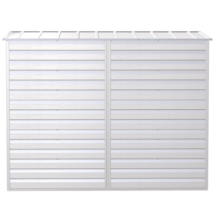 Arrow Select Steel Storage Shed, Pent, Flute Grey 6 Arrow Select Steel Storage Shed, Pent, Flute Grey - Image 6