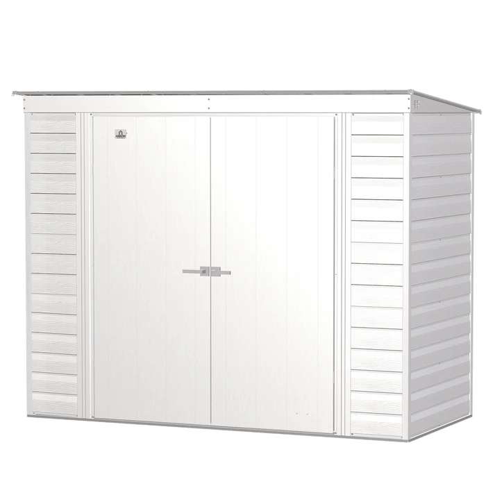 Arrow Select Steel Storage Shed, Pent, Flute Grey 7 Arrow Select Steel Storage Shed, Pent, Flute Grey - Image 7