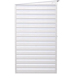 Arrow Select Steel Storage Shed, 8x4, Flute Grey 13 Arrow Select Steel Storage Shed, 8x4, Flute Grey -ShelterLogic || Arrow Shop scp84fg silo image 07