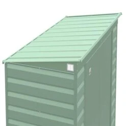Arrow Select Steel Storage Shed, 10x4, Sage Green -ShelterLogic || Arrow Shop scp84sg scp104sg detail image 01