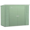 Arrow Select Steel Storage Shed, Pent, Sage Green
