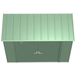 Arrow Select Steel Storage Shed, 8x4, Sage Green -ShelterLogic || Arrow Shop scp84sg silo image 03