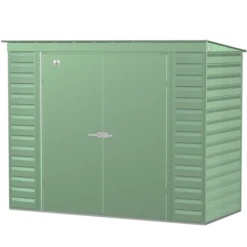Arrow Select Steel Storage Shed, 8x4, Sage Green -ShelterLogic || Arrow Shop scp84sg silo image 06