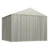 Arrow Elite Steel Storage Shed, 14x12, Cool Grey