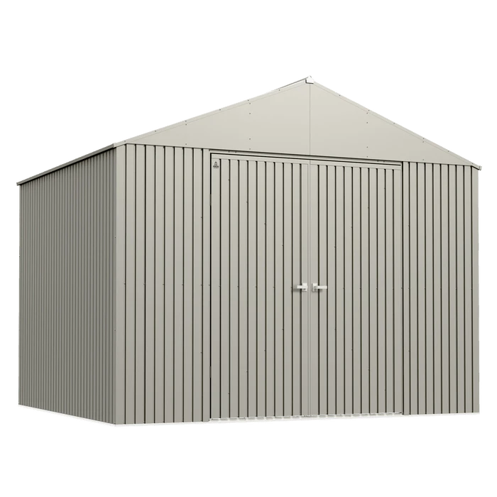 Arrow Elite Steel Storage Shed, 14x12, Cool Grey 1 Arrow Elite Steel Storage Shed, 14x12, Cool Grey