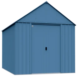 Arrow Classic Metal Shed, 12 X 17, Blue Grey