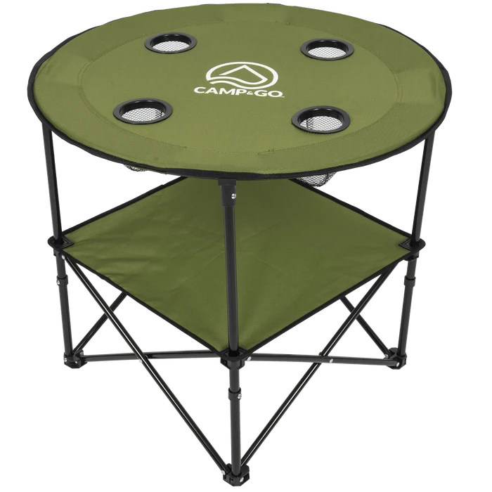 ShelterLogic 28" Diameter Material Round Portable Table Green 1 ShelterLogic 28" Diameter Material Round Portable Table Green