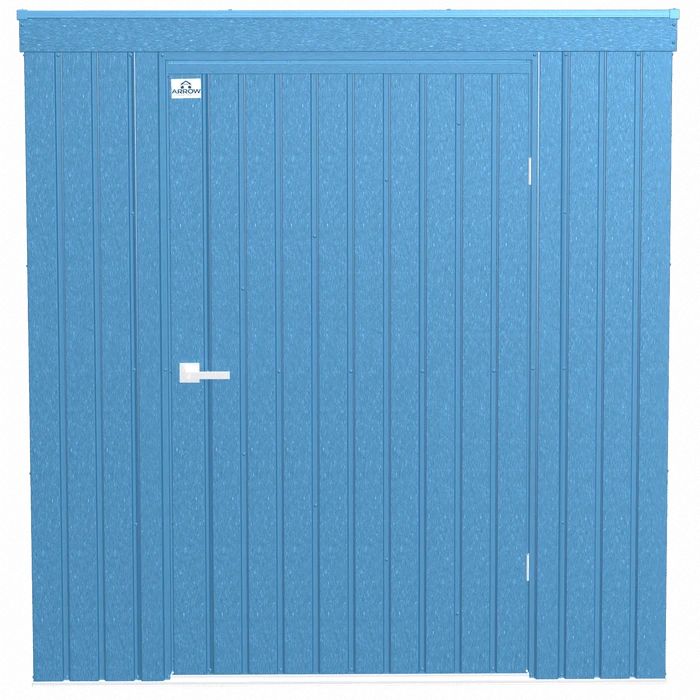 Arrow Elite Steel Storage Shed, 6x4, Blue Grey 2 Arrow Elite Steel Storage Shed, 6x4, Blue Grey - Image 2