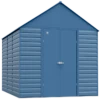 Arrow Select Steel Storage Shed, 14x12, Blue Grey